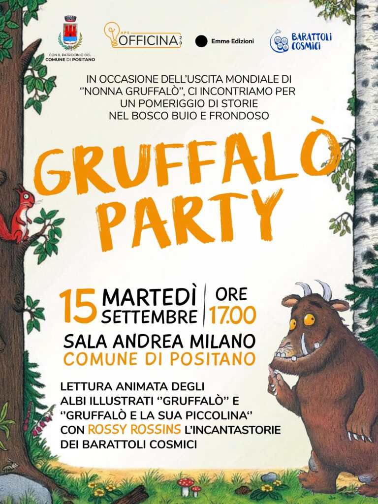 Officina 2.0 è felice di invitarvi al Gruffalò Party!